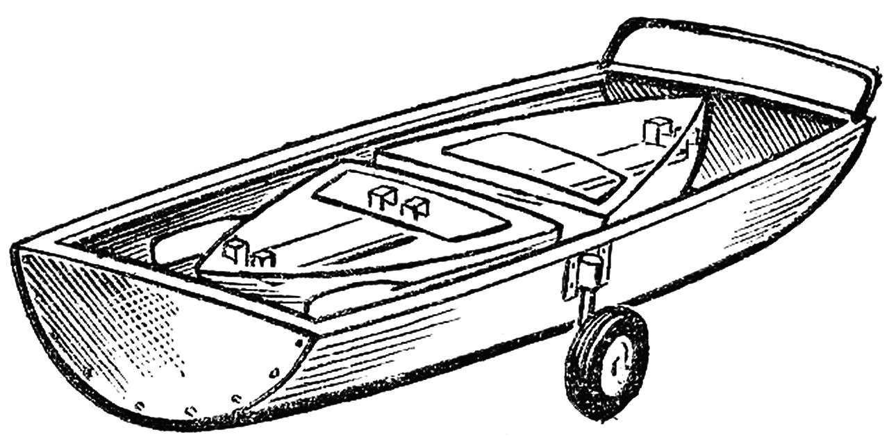 Лайфхак: швартовная утка для ПВХ лодки своими руками - 