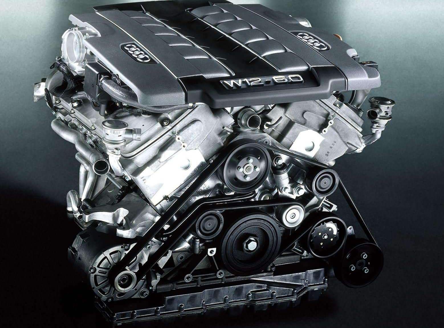 Компактный алюминиевый 6-литровый двигатель W12 (его длина 513 и ширина 690 мм) в совокупности со вспомогательными агрегатами занимает практически все подкапотное пространство