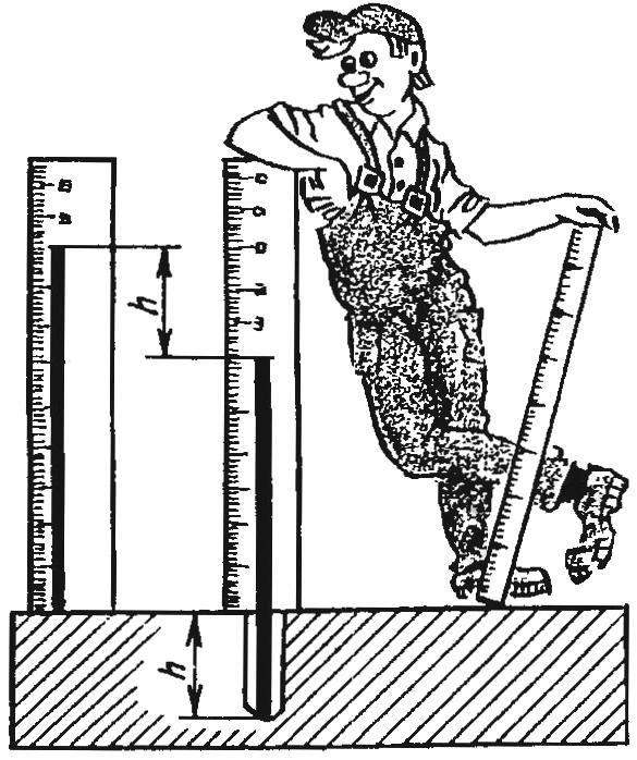 THE DEPTH GAUGE IN HASTE