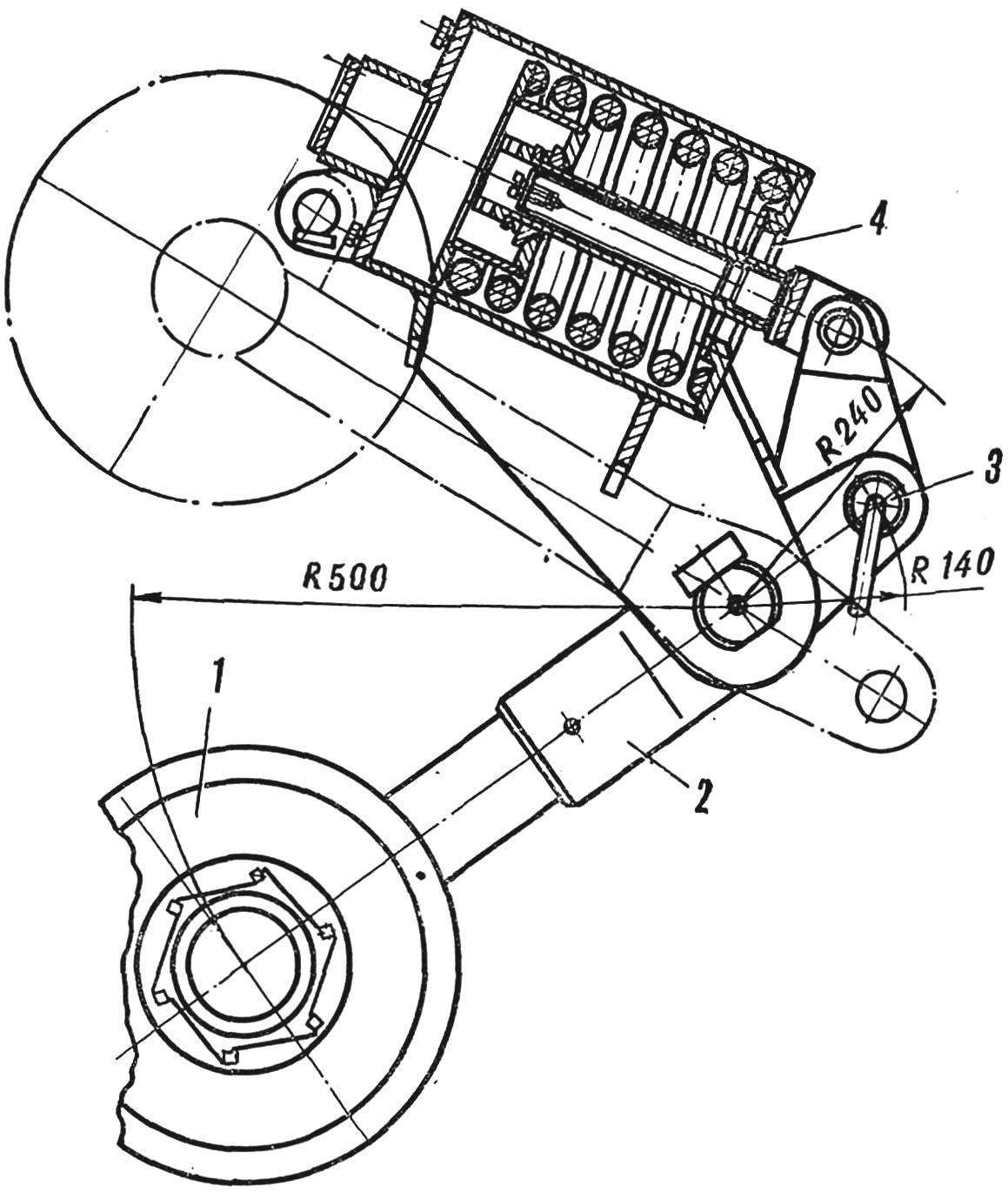Fig. 3. The front guide rollers ZIL-130
