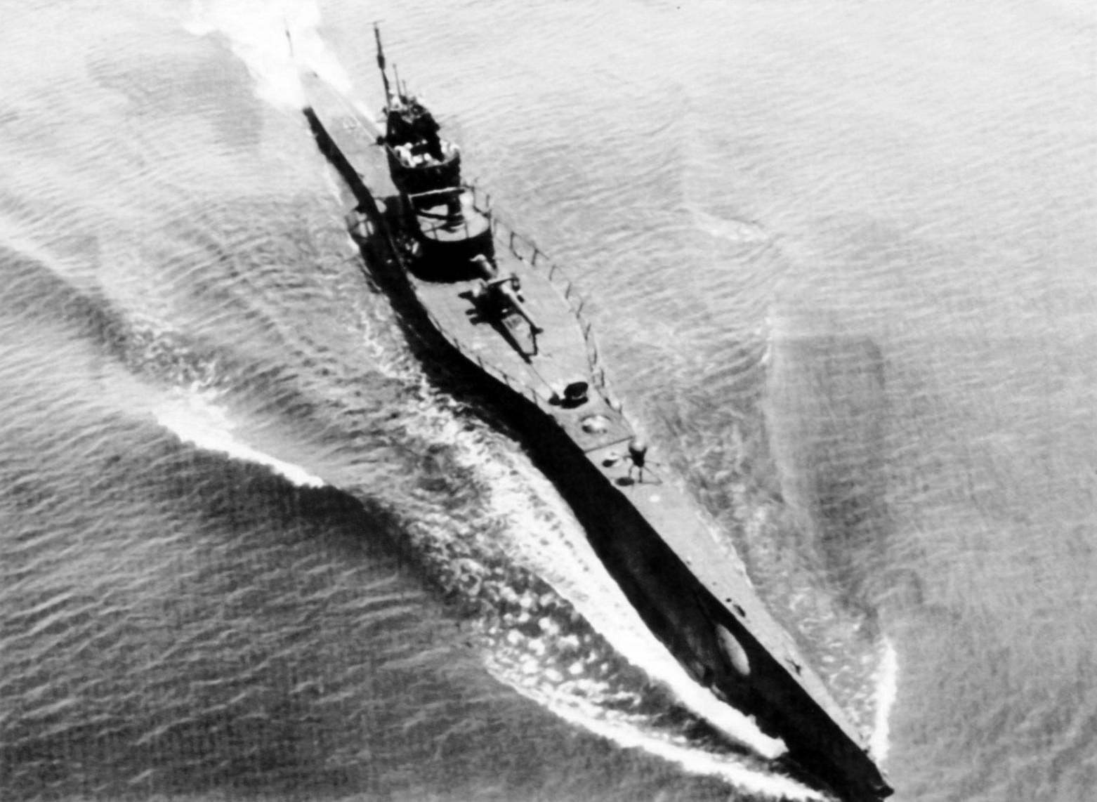 The U.S. submarine S-46 on the Atlantic coast of the United States. 17 Jun 1943