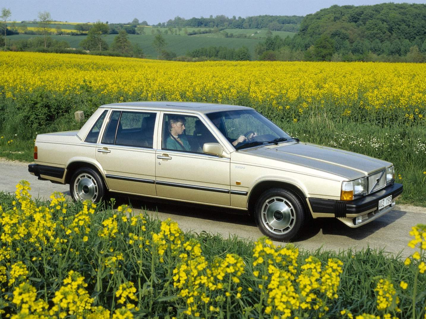 VOLVO 760GLE, роскошный четырехдверный седан выпуска 1982 года