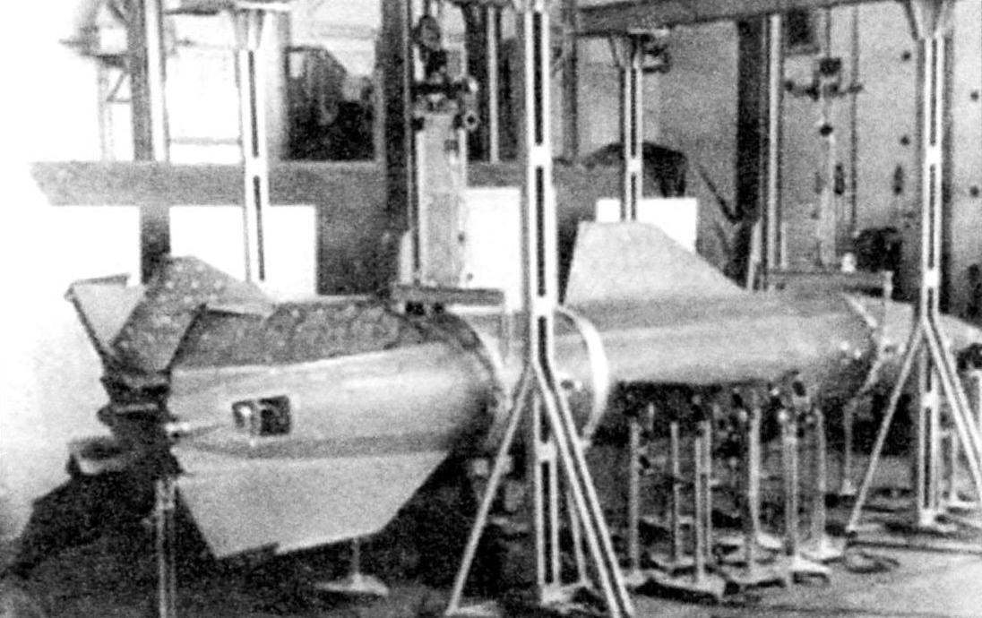 Статические испытания ЗУР Р-101 (аналог «Вассерфаля») в ЦНИИ машиностроения СССР