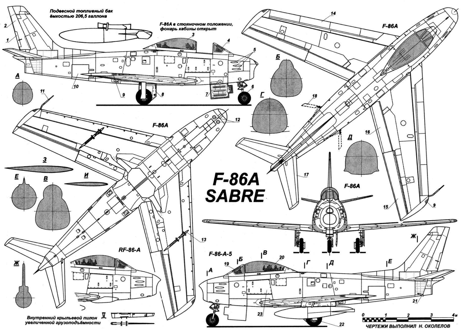 Истребитель F-86A