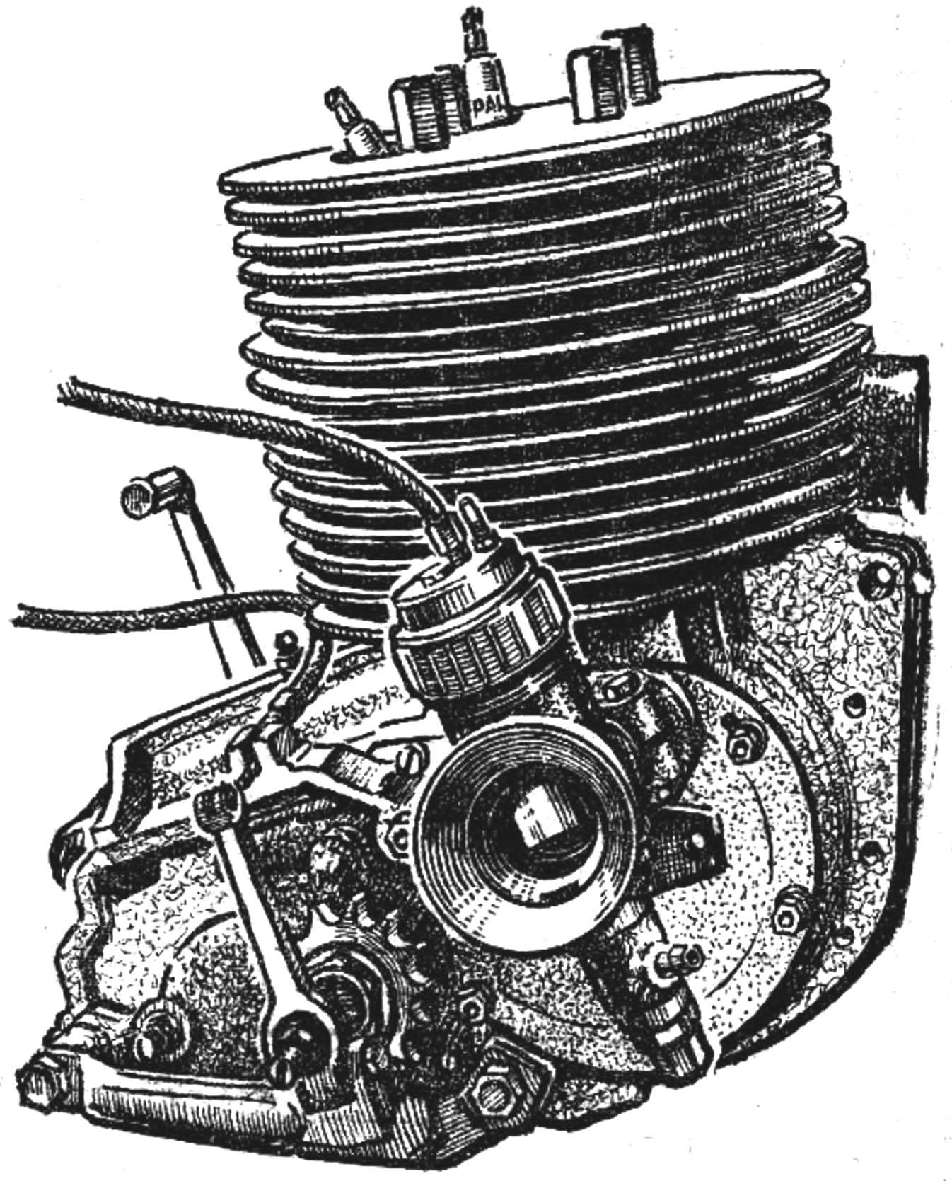 VALVE OF THE ENGINE FOR THE MAP