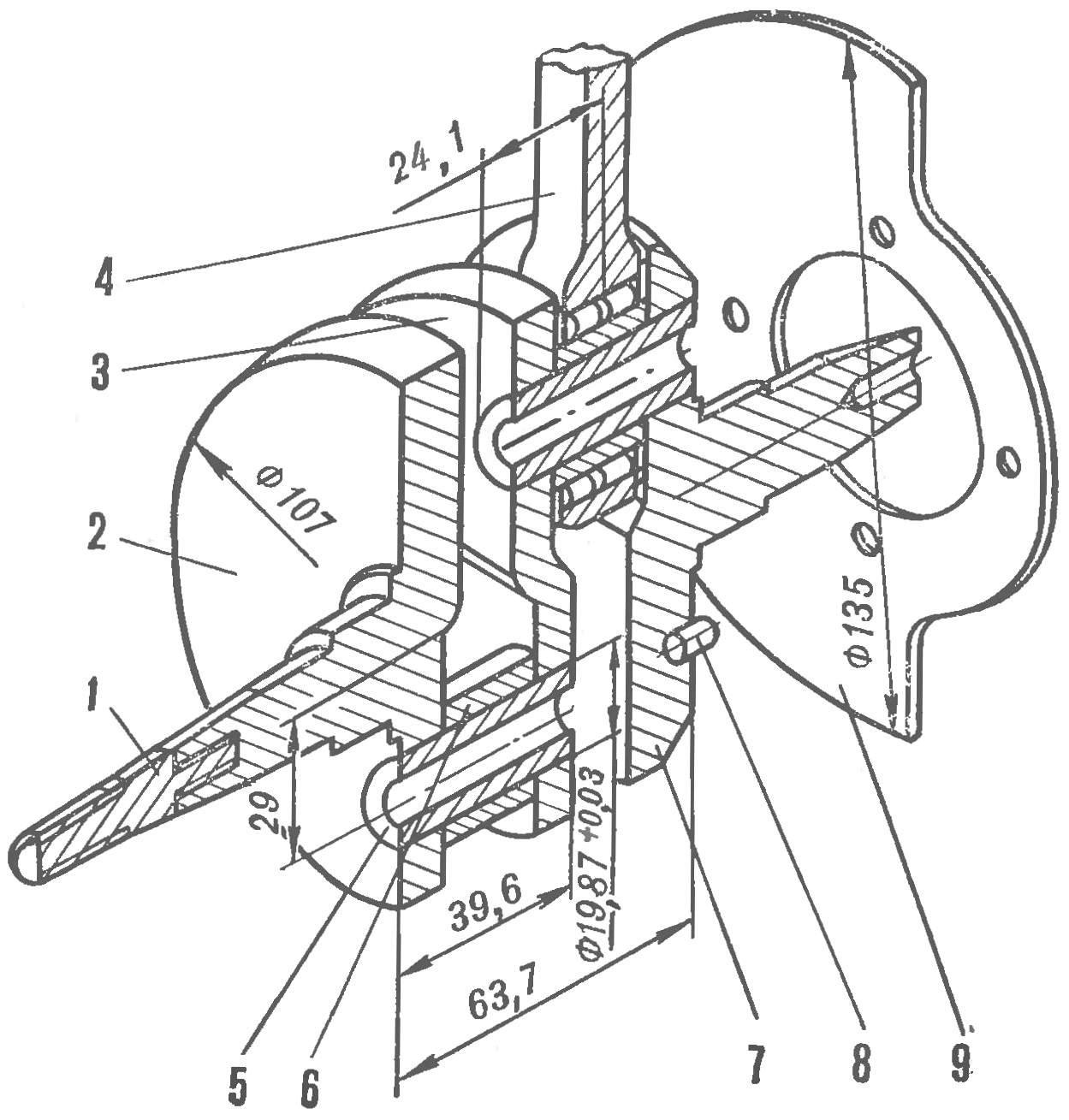 Fig. 5. Crankshaft Assembly with valve