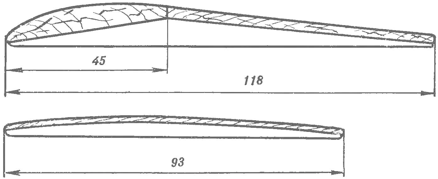 Fig. 2. Model glider 