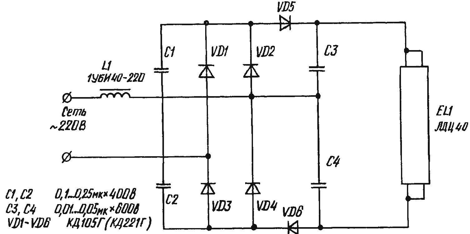 The concept is betterthere vkljucena fluorescent lamps