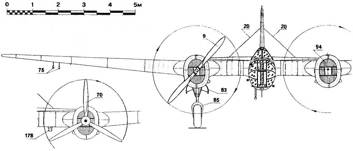 High-speed bomber SB-2