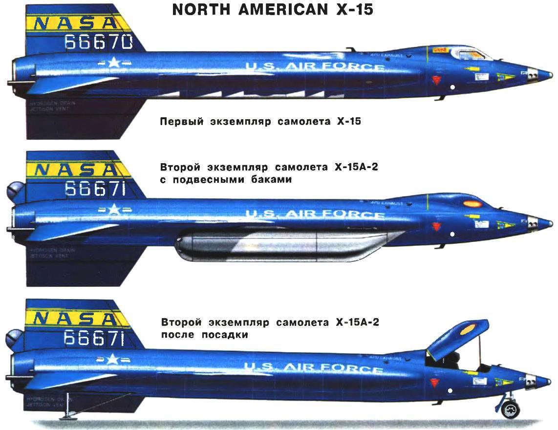 Experimental hypersonic aircraft NORTH AMERICAN X-15