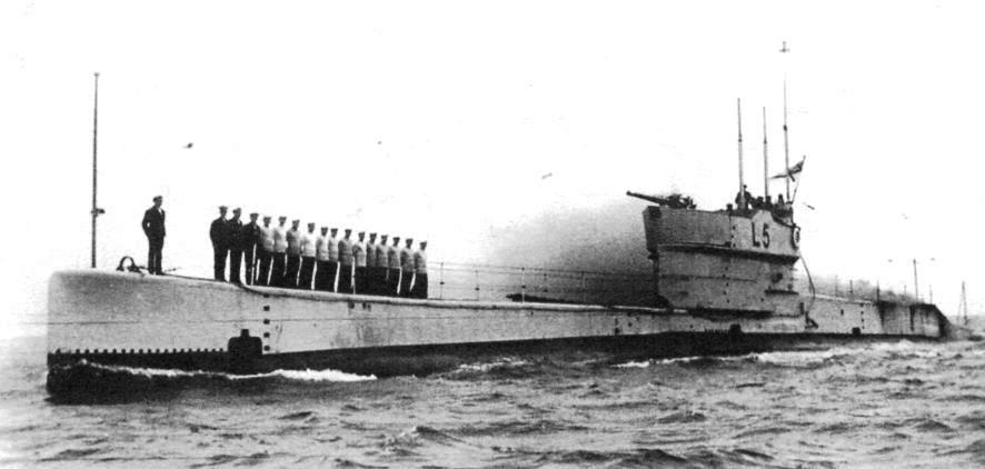 Подводная лодка «L-5» (тип «L», серия I), Англия, 1917 г.