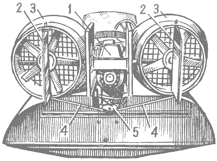 Fig. 1. General view of propeller installation stern