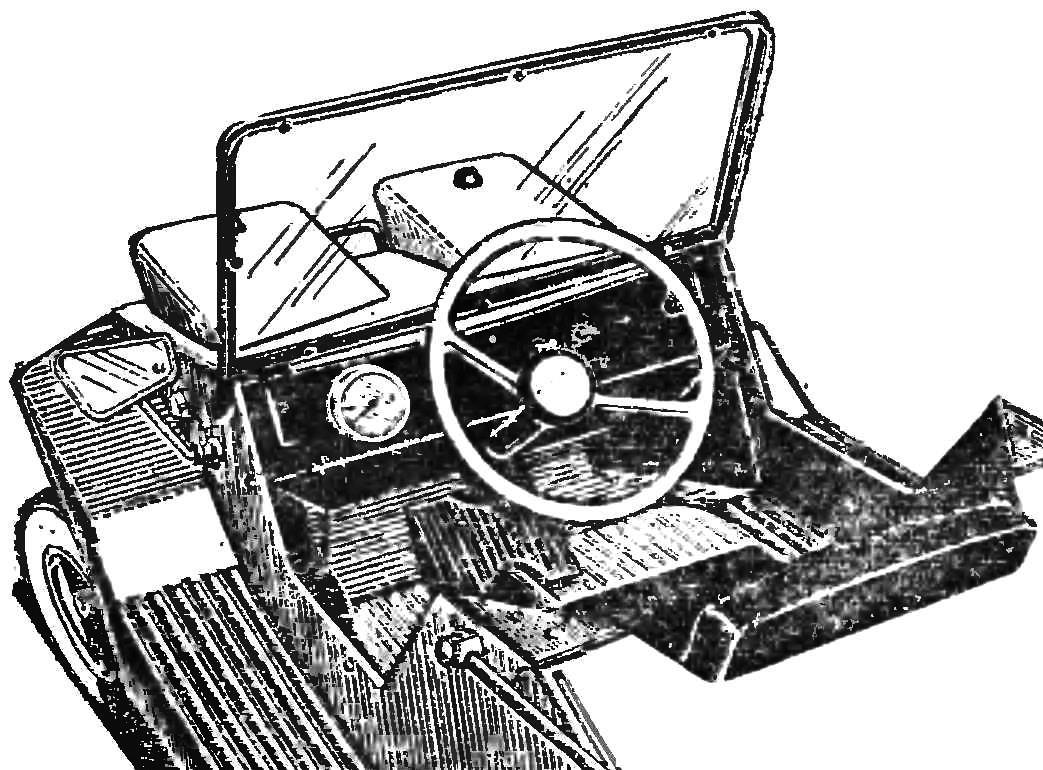 Fig. 1. The driver's seat.