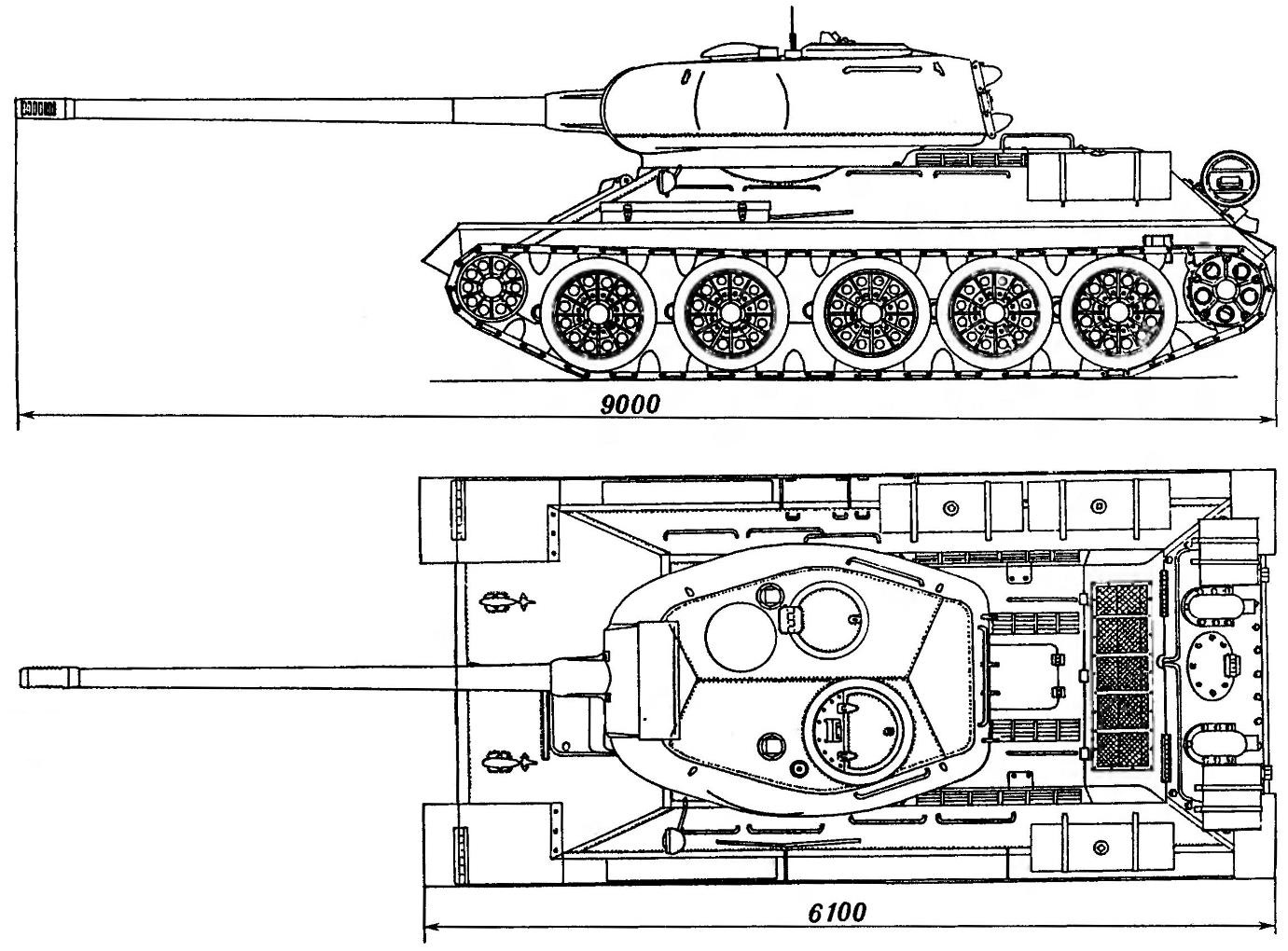 Опытный средний танк Т-34-100 (1944 г.)