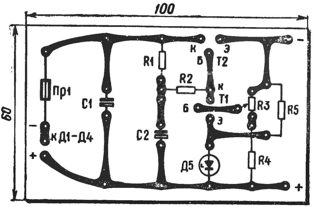 Fig. 4. PCB stable source of power.
