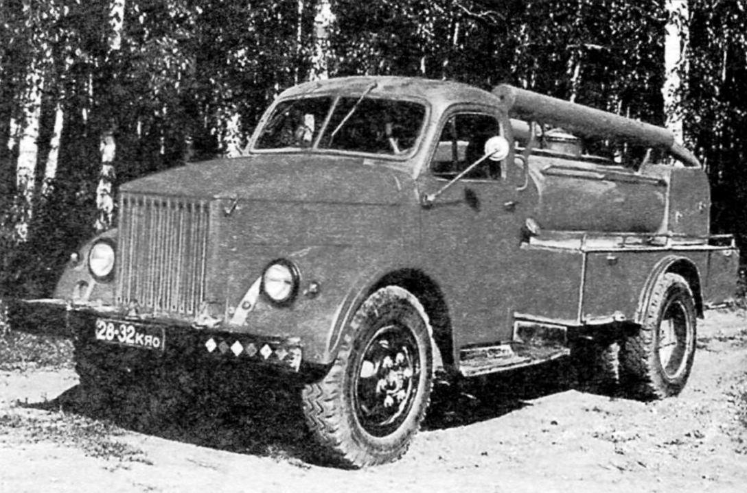 Автомобиль-цистерна АЦ - 1,9 - 51А на шасси ГАЗ-51А