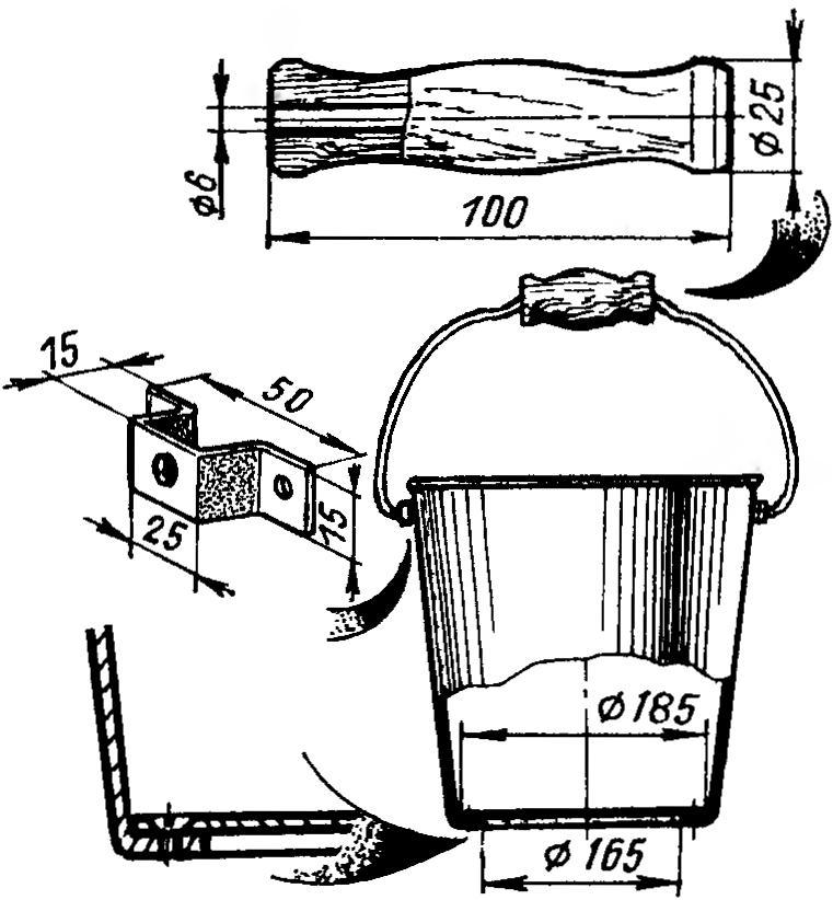 Bucket from washing machine