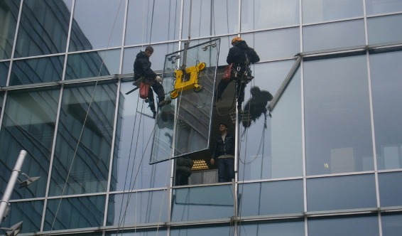 Glazing and climbers