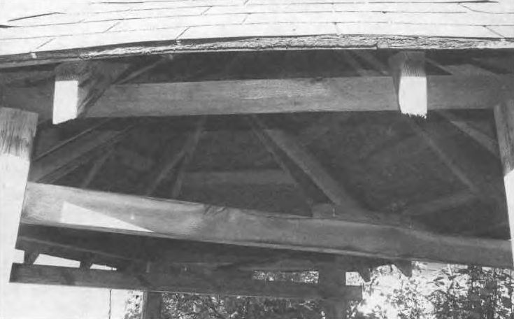 Фрагмент каркаса крыши