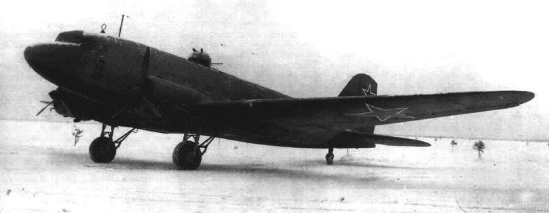 Ли-2ВП на испытаниях в НИИ ВВС, декабрь 1944 г.