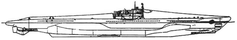 Подводная лодка Тип «VIIF» (Германия, 1943 г.)