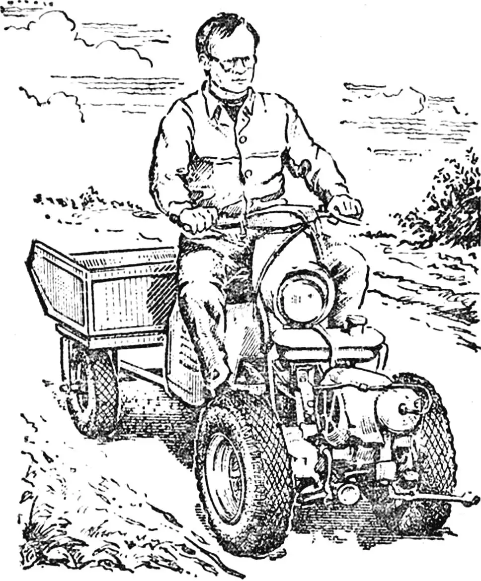 З ДВИГУНОМ ВІД МОТОРОЛЕРА