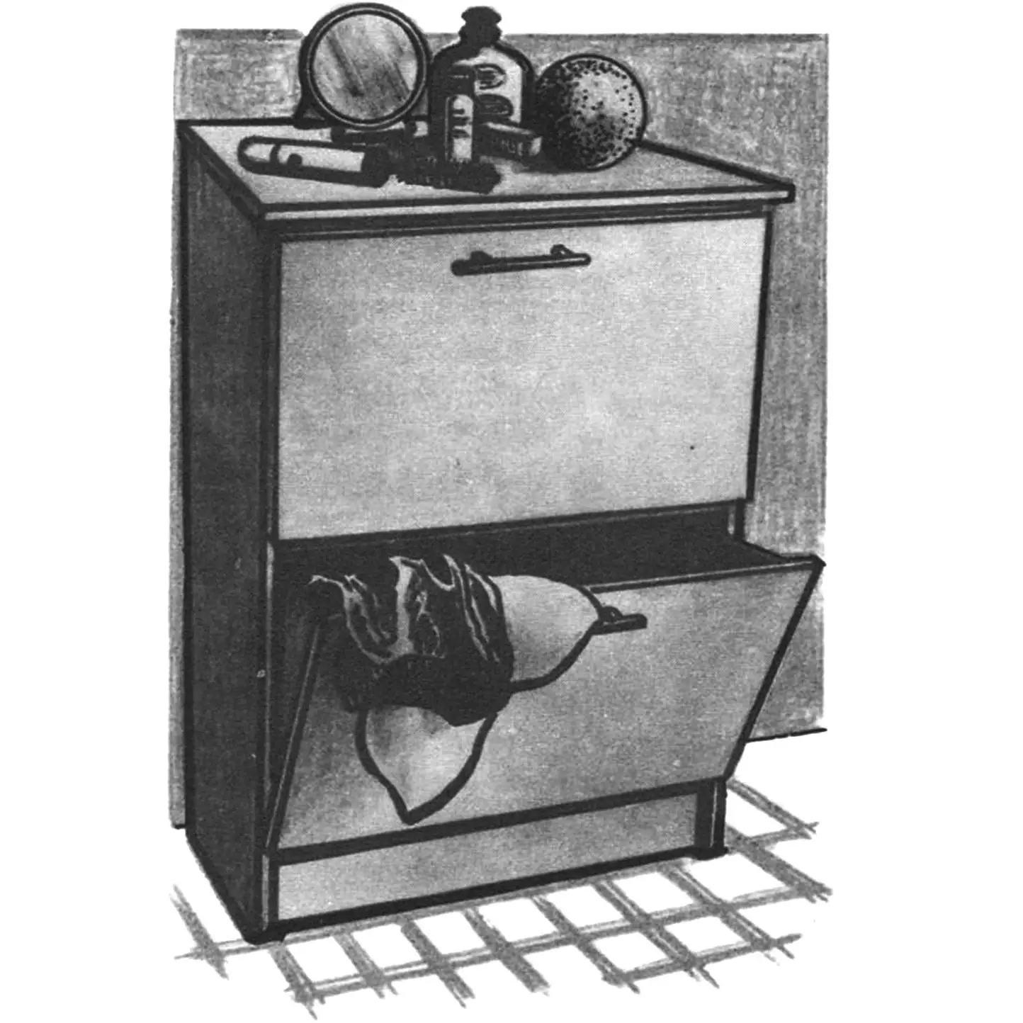 ПРИЛІЖКОВА ТУМБА У ДВА РІВНІ