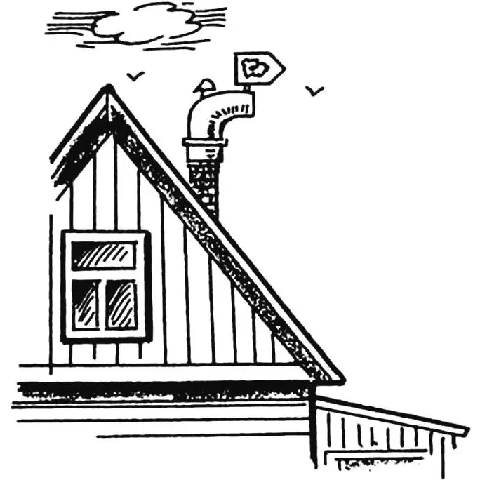 ТРУБА З ФЛЮГАРКОЮ