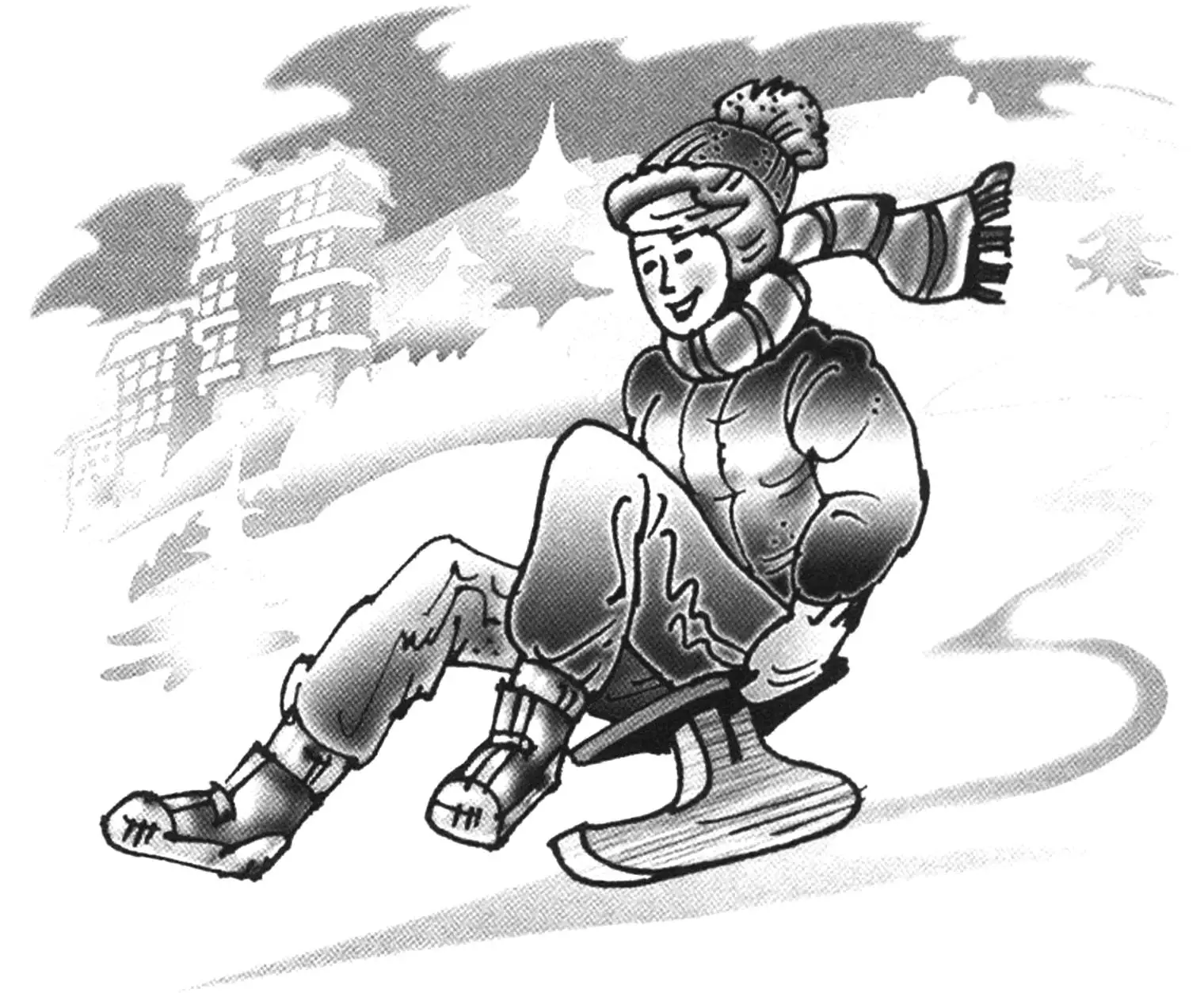 Сніговий самокат своїми руками: екстремальна зима