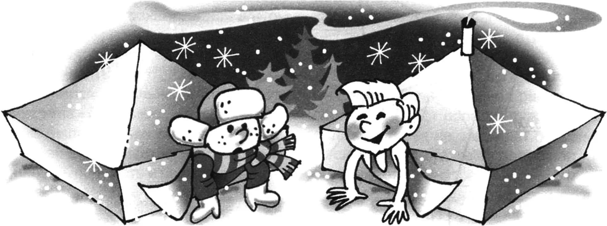 Зимовий намет із пічкою-буржуйкою своїми руками