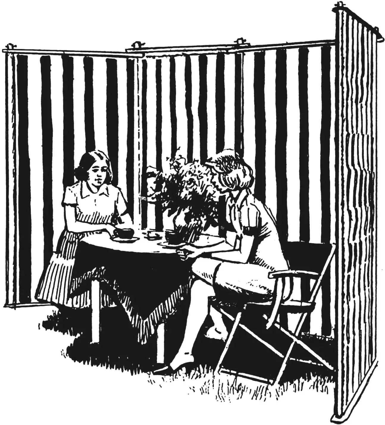 ШИРМА В РОЛІ БЕСІДКИ І НЕ ТІЛЬКИ