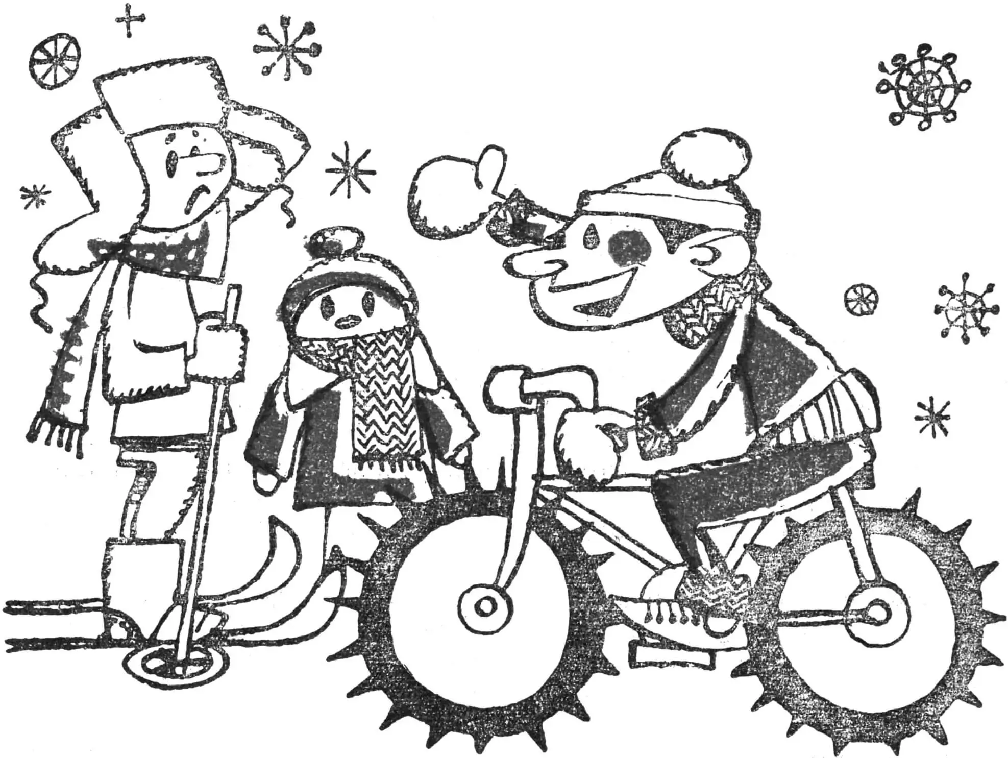 Шипи для зимової їзди: конструкції Божко та Закревського