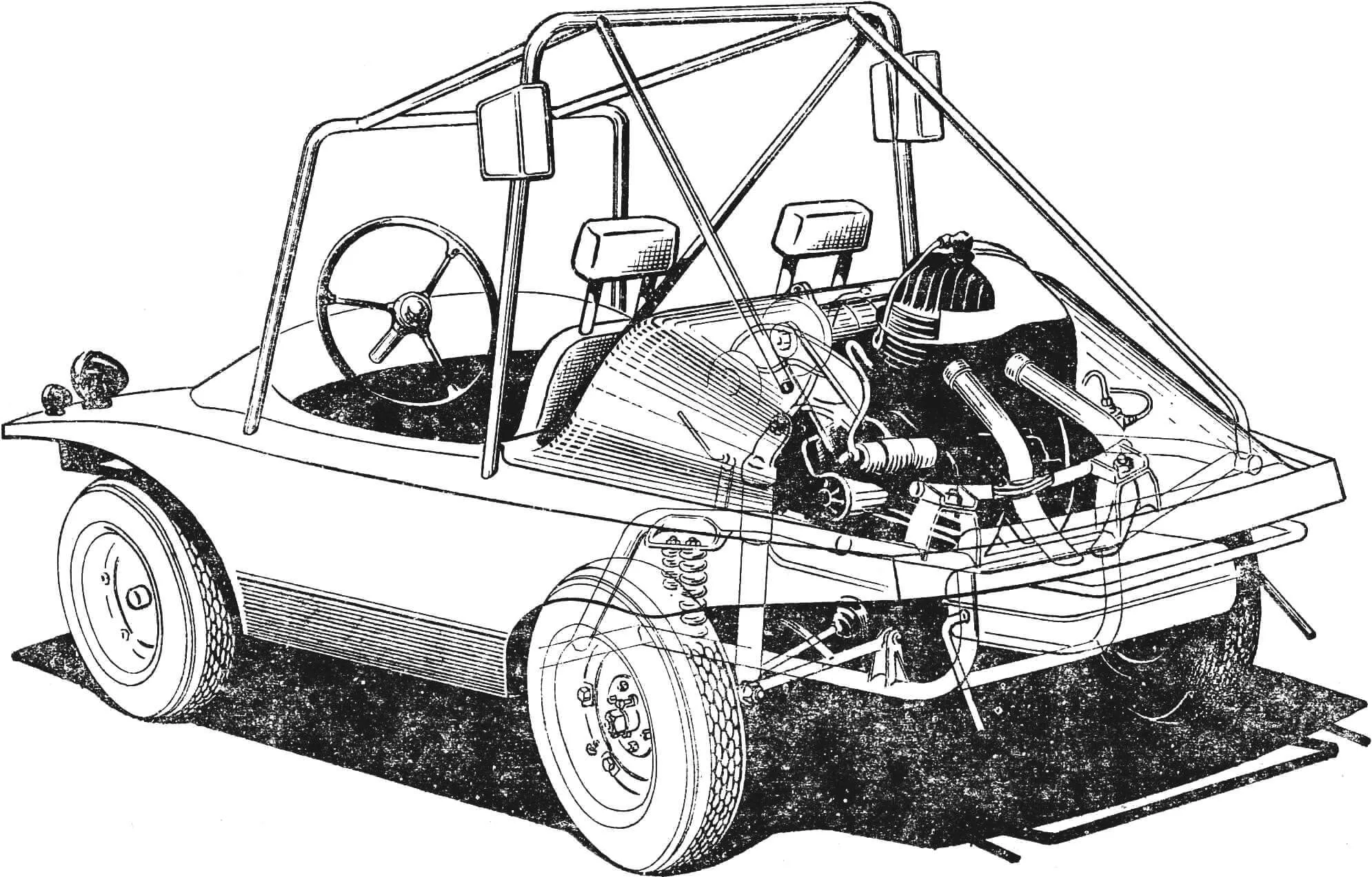 Баггі: DIY будівництво кросового автомобіля