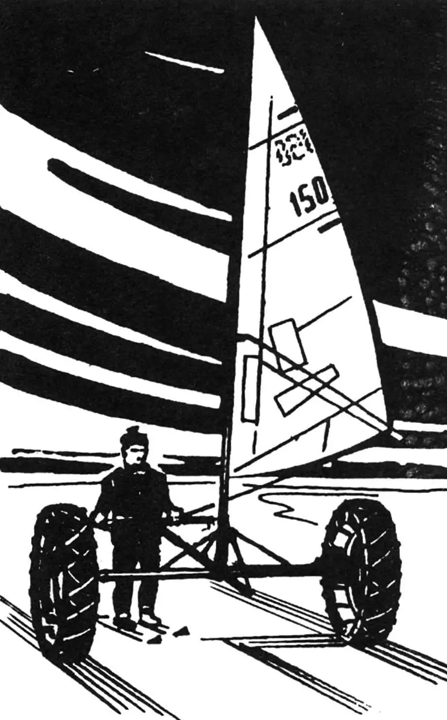 Парусний буксировщик для лижника: DIY інструкція