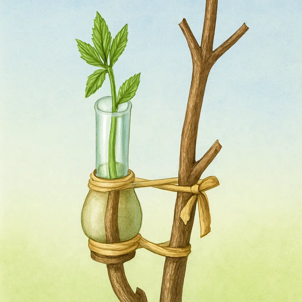 Технологія вкорінення гілок на дереві: метод Мічуріна