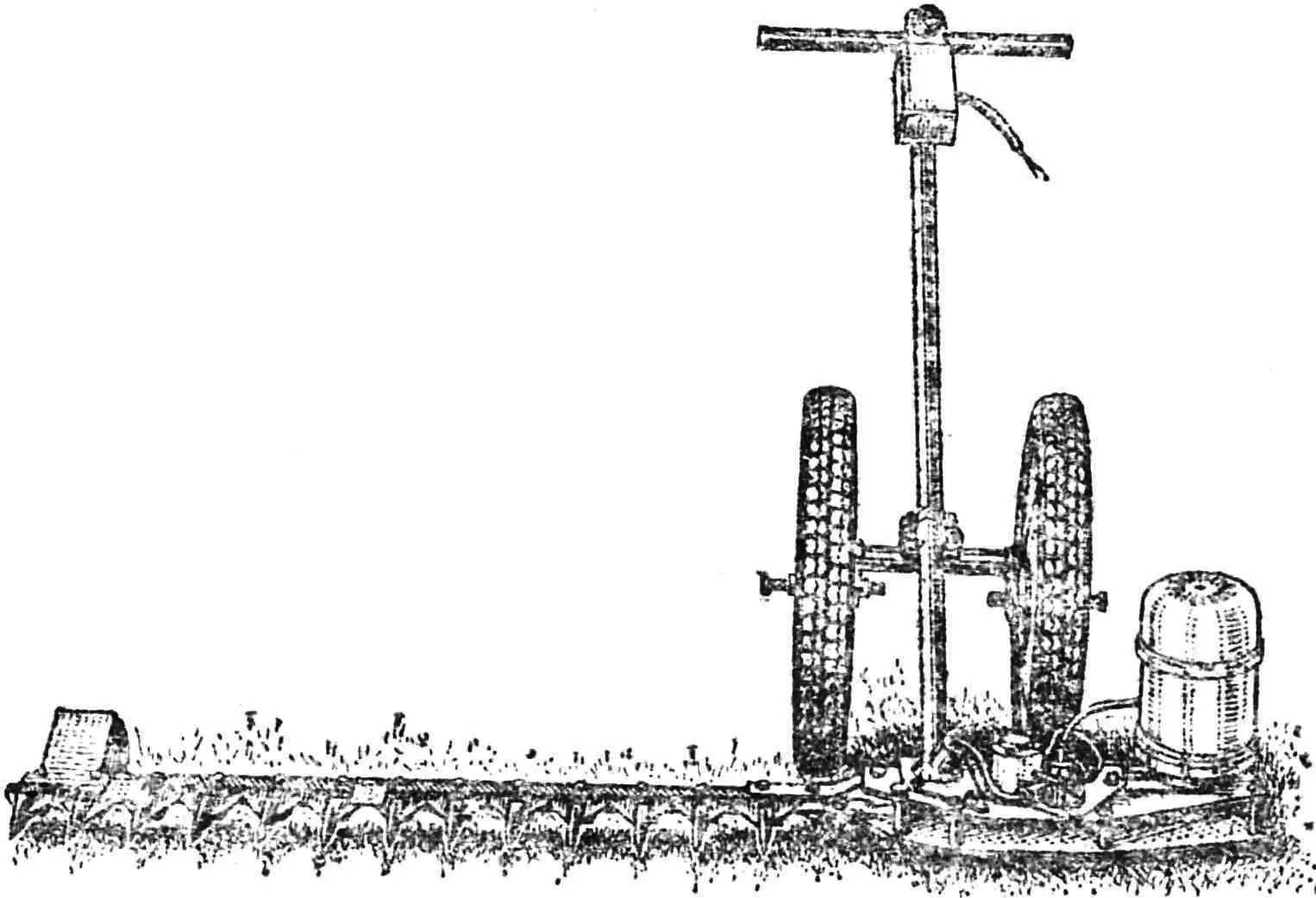 Газонокосарка ГК-1: конструкція юних техніків Михайлівки