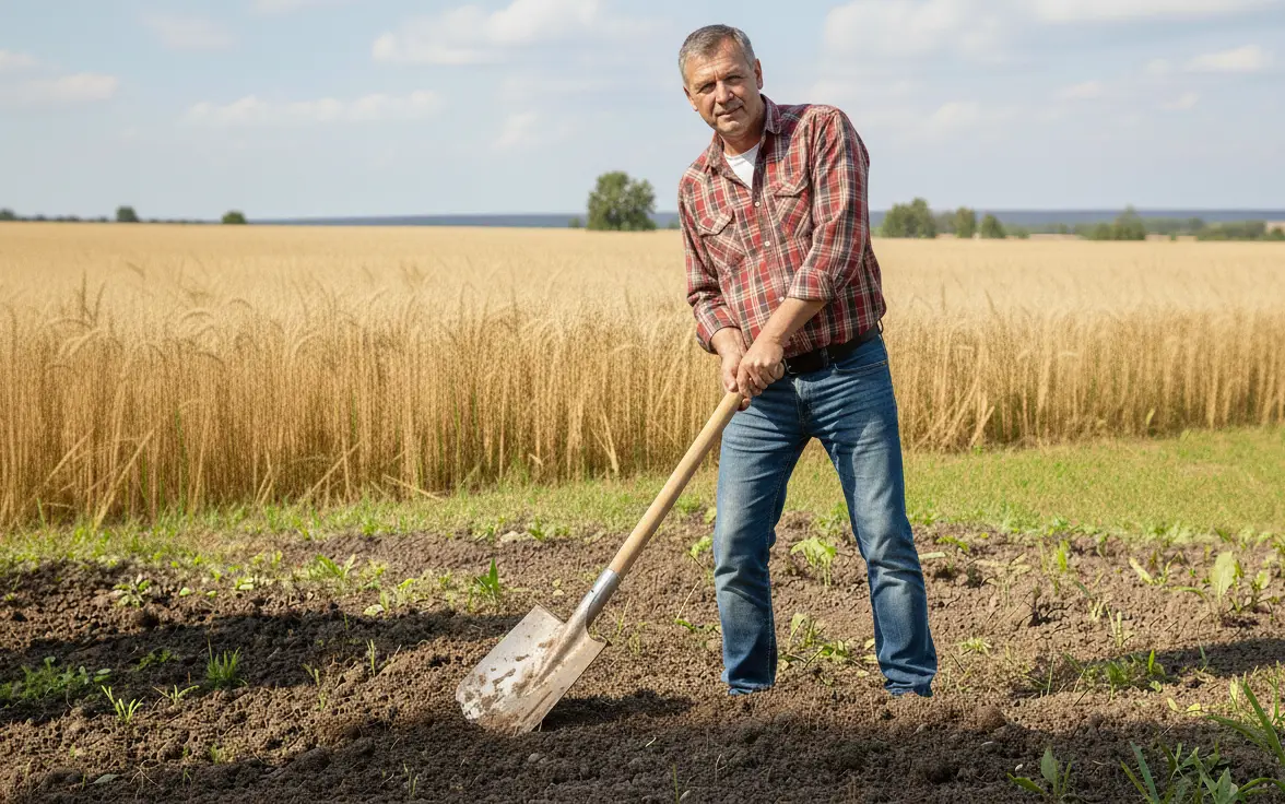 Удосконалена лопата: копання без нахилів при хворому хребті