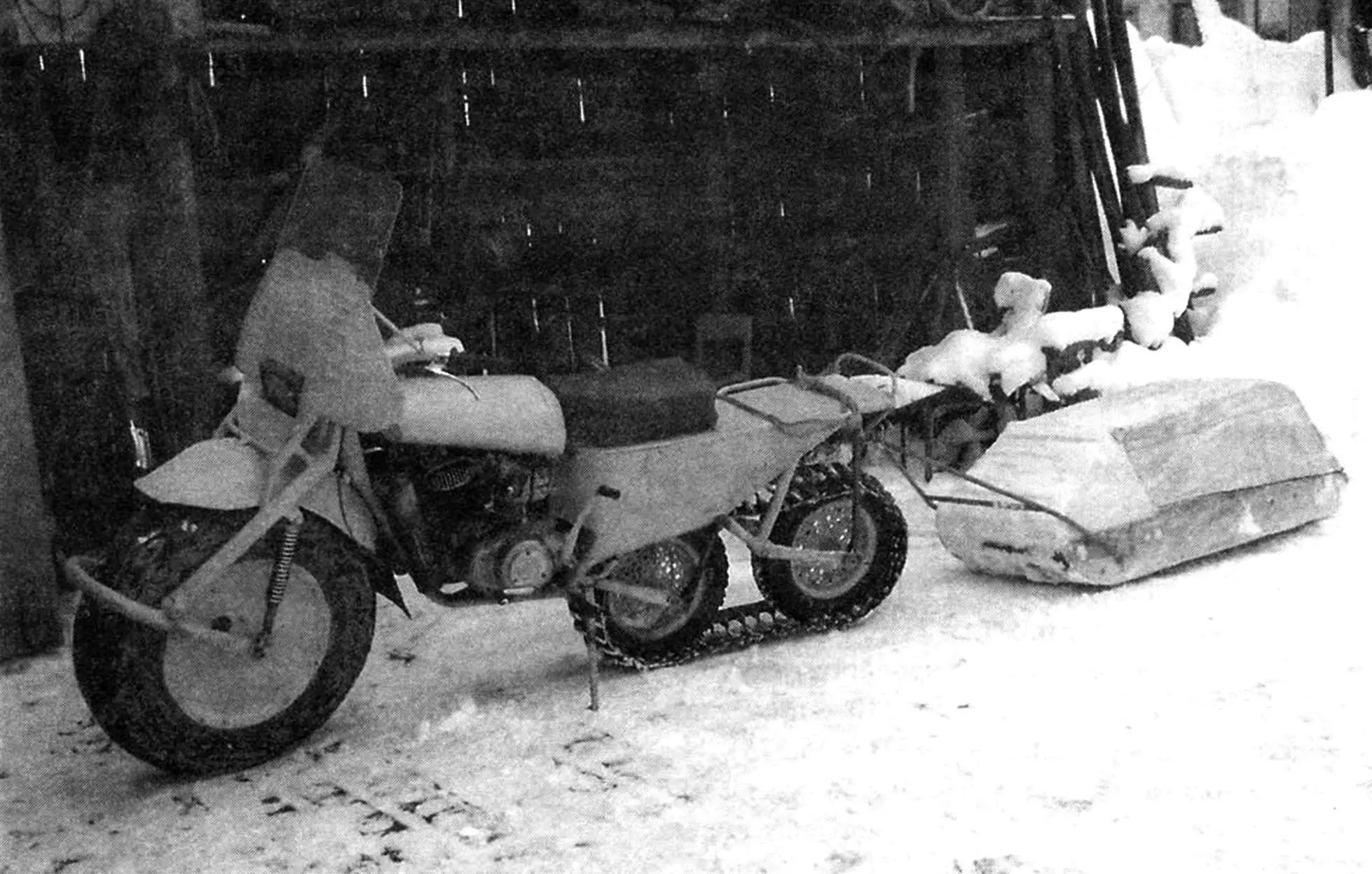 Гусеничний мотоцикл-всюдихід: конструкція та виготовлення