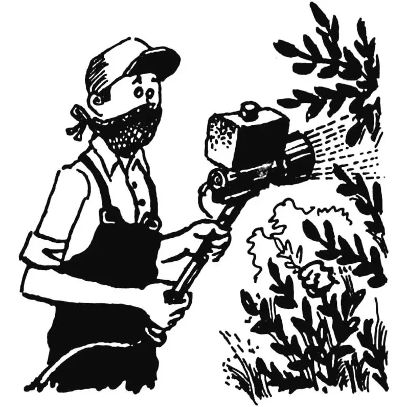 Електричний чашечний обприскувач для точного захисту рослин