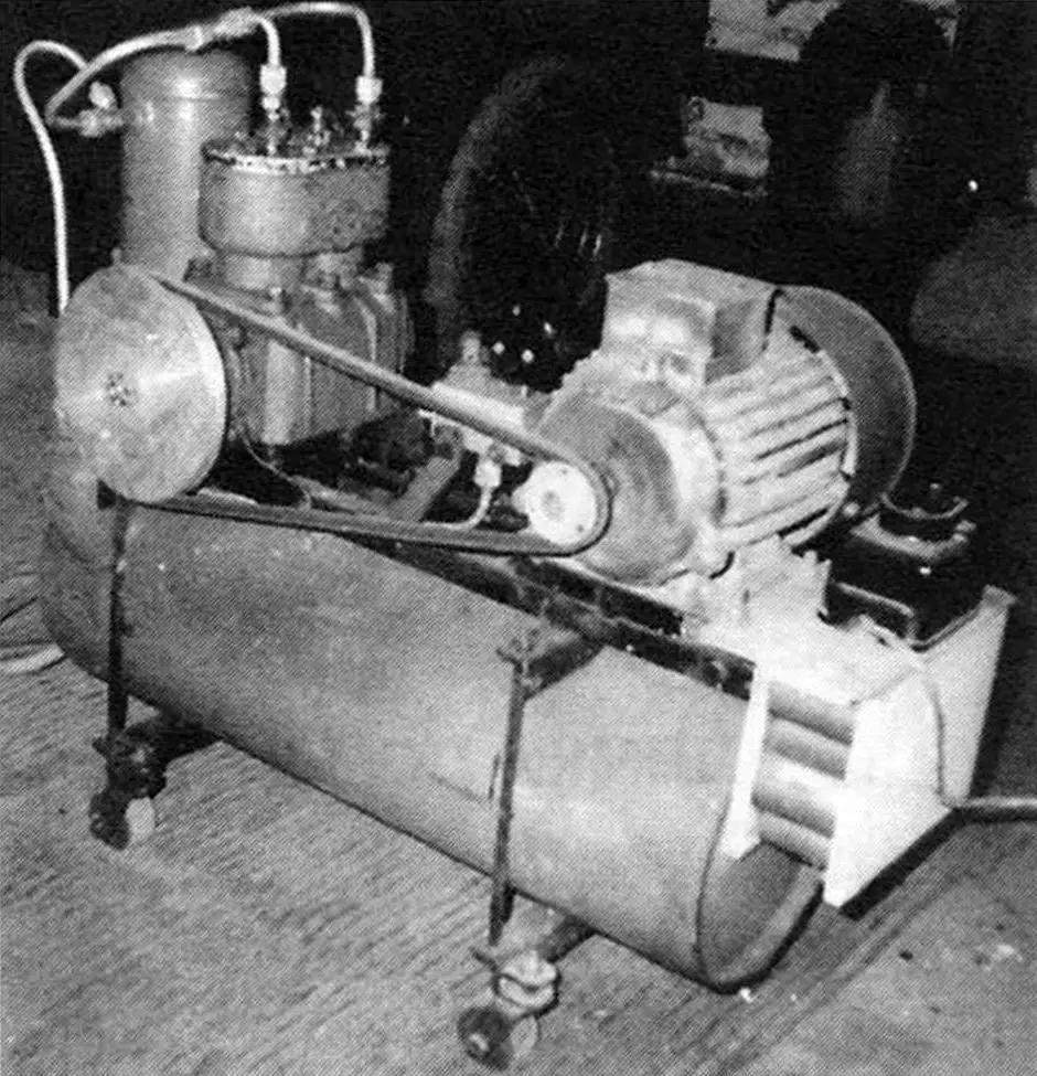 Саморобна компресорна установка ЗІЛ‑130 для майстерні