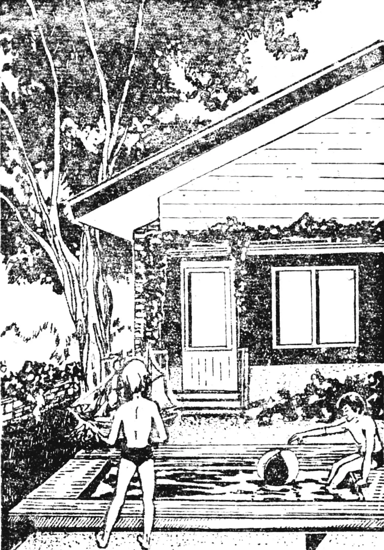 Жабник своїми руками: плівковий басейн для дітей