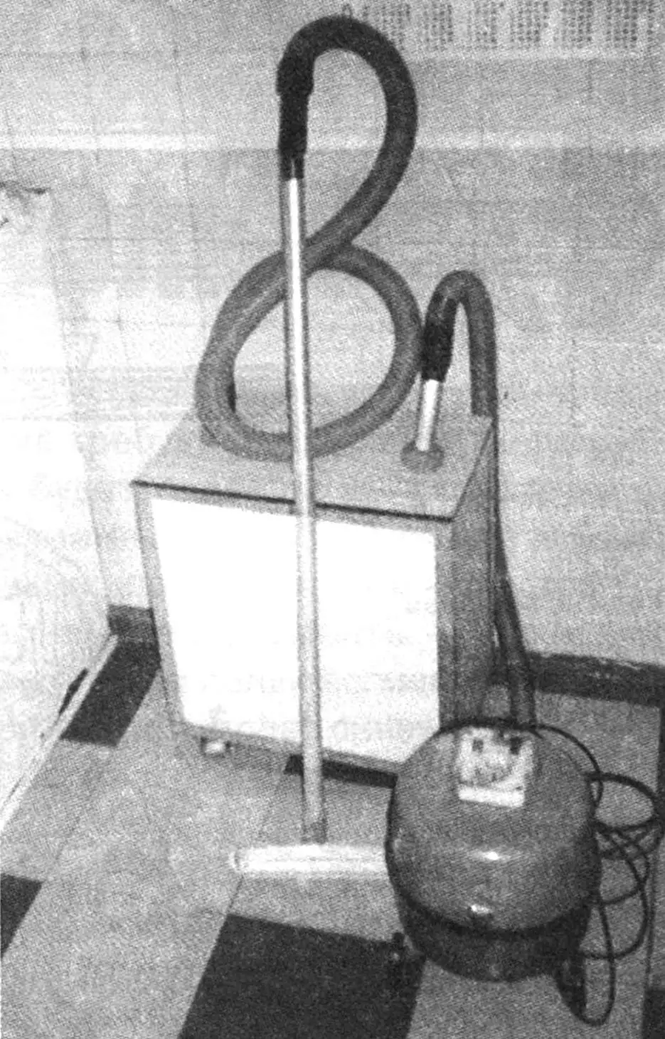 Максі-пилосос для майстерні: зовнішній контейнер та очищення