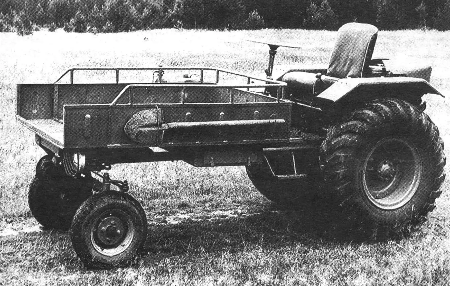 Самохідне шасі «Бичок»: конструкція, креслення та опис