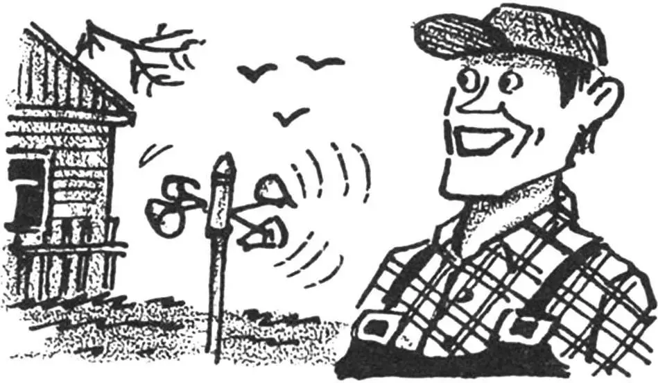 Вітряк-лякало та скляна етажерка: саморобки з підручного