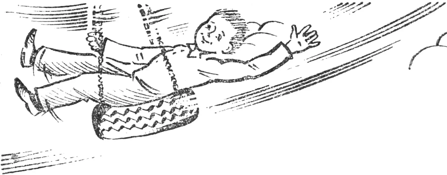 Гойдалки з покришок: схема вузлів, водні гойдалки з бочки