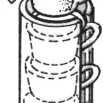 МИНИ-ГОРКА ДЛЯ ЧАШЕК