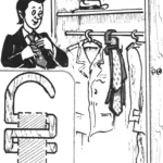 ВЕШАЛКА ДЛЯ ГАЛСТУКА