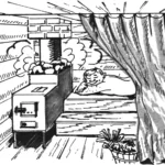 ЗАНАВЕСКА В ПАРИЛКЕ