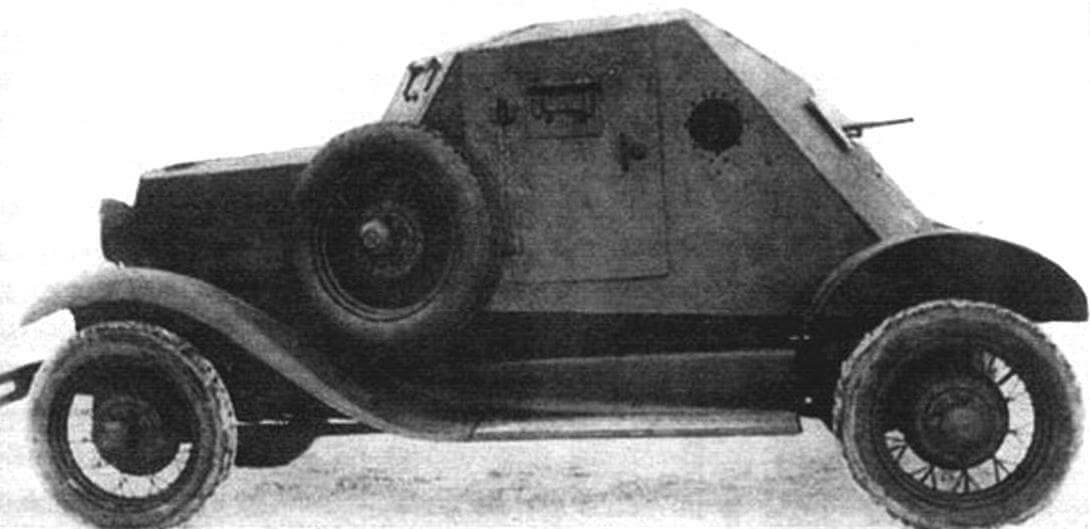 Серийный бронеавтомобиль Д-8. Зима 1932 года