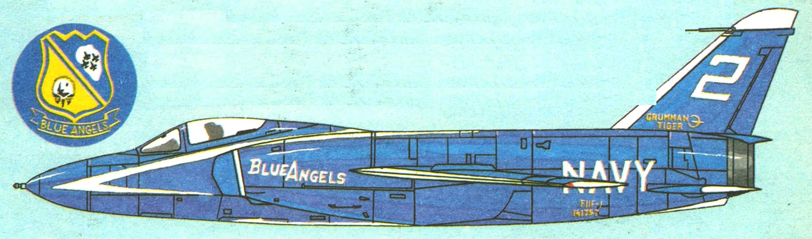 Самолет демонстрационной эскадрильи «Blue Angels», 1957 г.